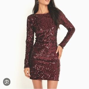 Express sequin dress